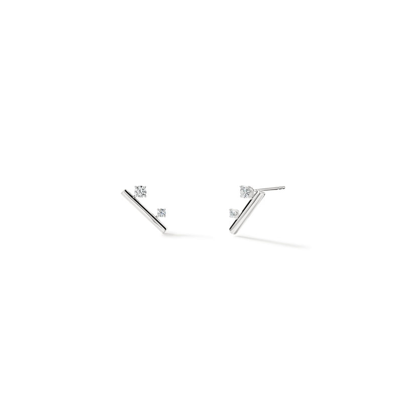 Hearts on Fire Barre Floating Diamond Climber Earrings UU2850 : 0.30 :  : 18KR : GH/VS