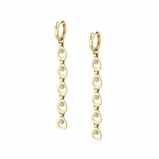 10=.25CTW 14KY DROP EARRINGS