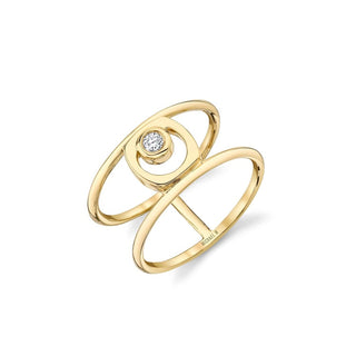 1=.07CTW 14KY FASHION RING