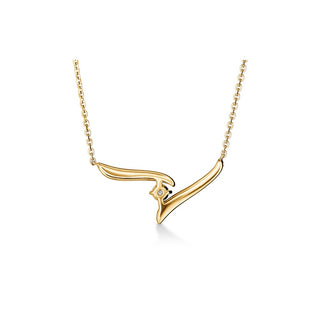 Hearts On Fire Vela Crossover Pendant UU2646 : 0.30 : 18 : 18KY : GH/VS