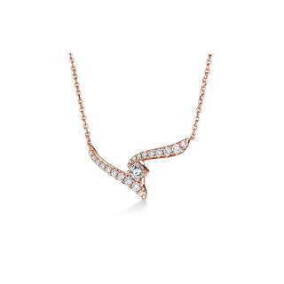 Hearts On Fire Vela Crossover Pendant UU2646 : 0.30 : 18 : 18KR : GH/VS