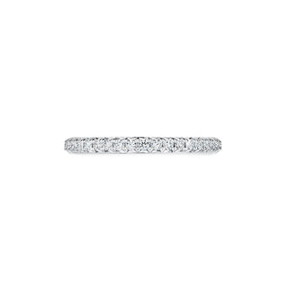Hearts On Fire Vela French Cut Pavé Band UU2642 : 0.30 : 7.00 : PLAT : GH/VS