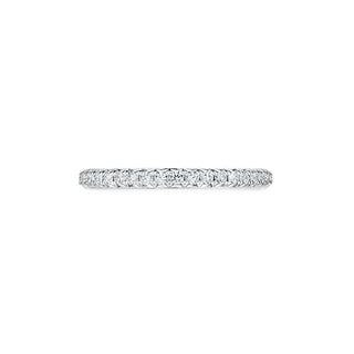 Hearts On Fire Vela French Cut PavÃ© Band UU2642 : 0.30 : 7.00 : PLAT : GH/VS
