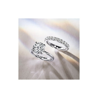 Hearts On Fire Vela French Cut Pavé Band UU2642 : 0.30 : 7.00 : PLAT : GH/VS