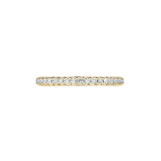 Hearts On Fire Vela French Cut PavÃ© Band UU2642 : 0.30 : 7.00 : 18KY : GH/VS