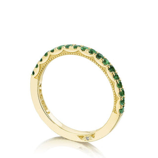 String of Emeralds Ring