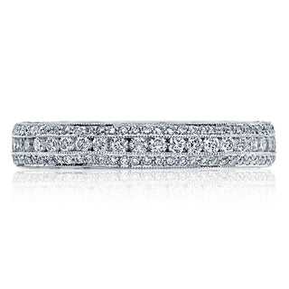 Channel Set Wedding Band