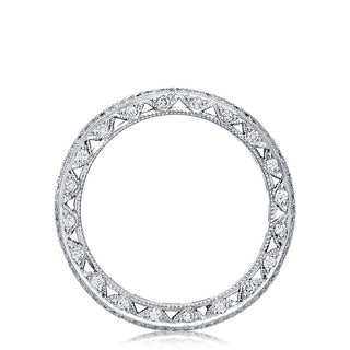 Channel Set Wedding Band
