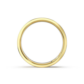 Sculpted Texture Band in 14kt Yellow Gold