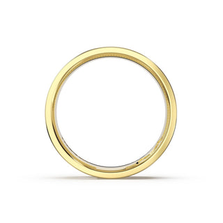 Sculpted Texture Band in 14kt Yellow Gold
