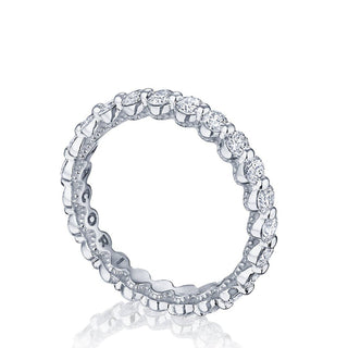 Round Diamond Wedding Band, 2.50mm in 14kt White Gold
