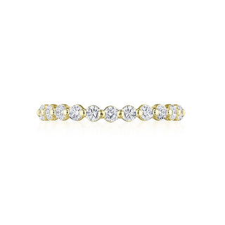 Round Diamond Wedding Band, 2.50mm in 14kt Yellow Gold