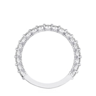 Round Diamond Wedding Band, 2mm in 14kt White Gold
