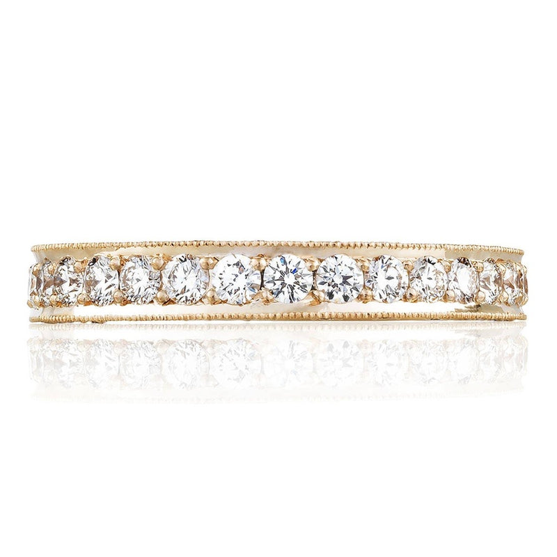 Pavé Diamond Wedding Band in 14kt Rose Gold