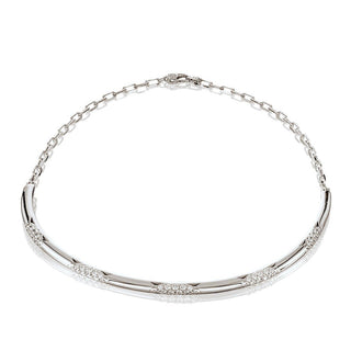 360° Collar in 14kt White Gold