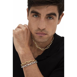 Large Link Necklace in 14kt Yellow Gold