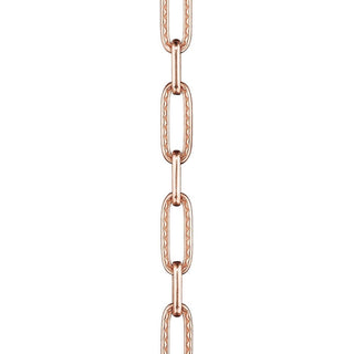 Petite Link Necklace in 14kt Rose Gold