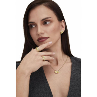 Multi Petal Diamond Pendant in 14kt Rose Gold