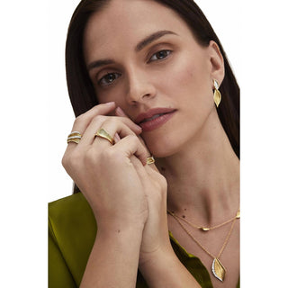 Petal Diamond Lariat Pendant in 14kt White Gold