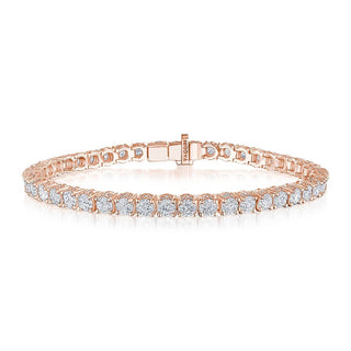 Diamond Tennis Bracelet in 14kt Rose Gold