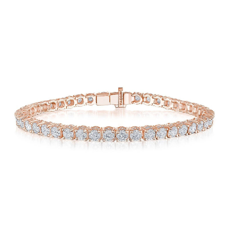 Diamond Tennis Bracelet in 14kt Rose Gold