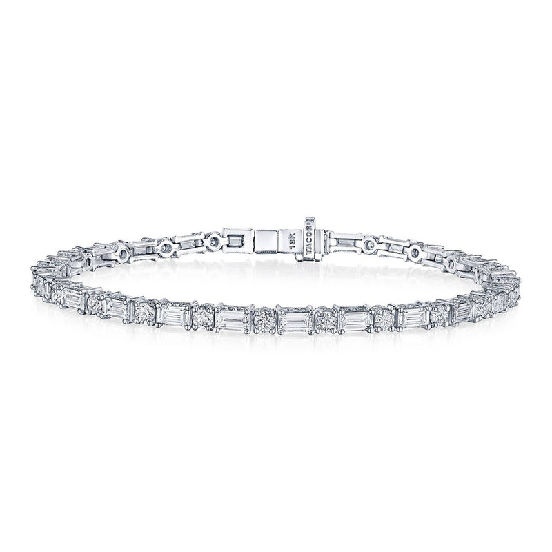 Diamond Tennis Bracelet in 14kt White Gold