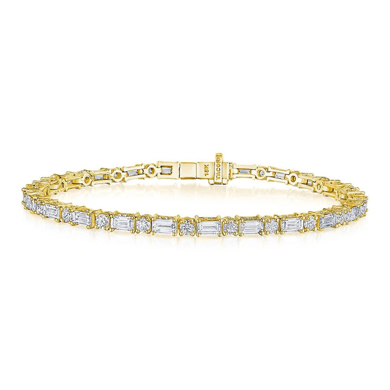 Diamond Tennis Bracelet in 14kt Yellow Gold