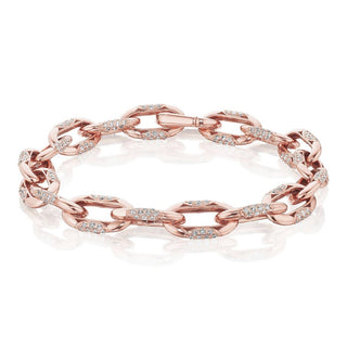 Small Link Bracelet in 14kt Rose Gold