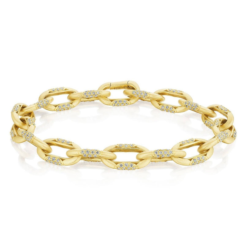 Small Link Bracelet in 14kt Yellow Gold