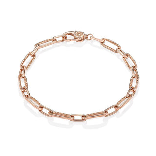 Link Bracelet in 14kt Rose Gold