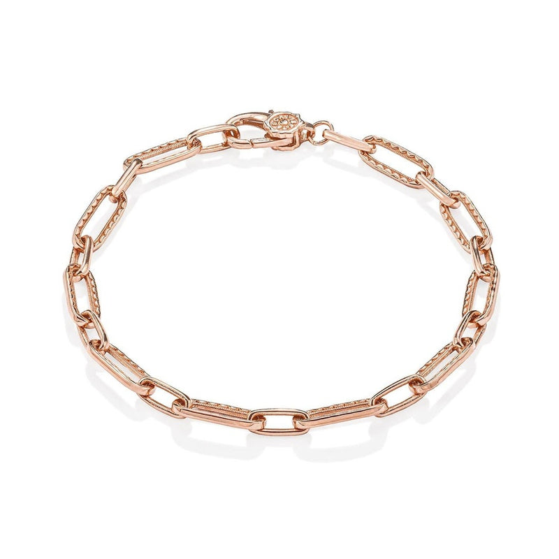 Link Bracelet in 14kt Rose Gold