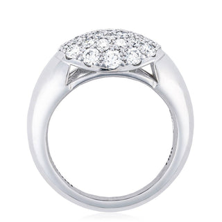 Dome Ring, Bold in 14kt White Gold