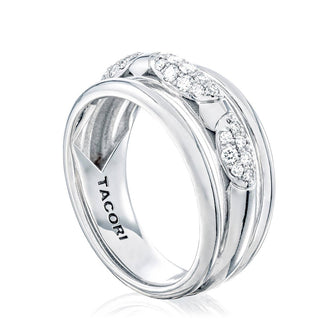 360° Stacked Ring in 14kt White Gold