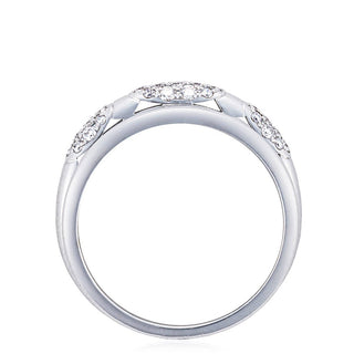 360° Stacked Ring in 14kt White Gold