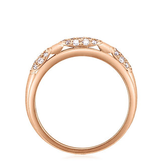 360° Stacked Ring in 14kt Rose Gold