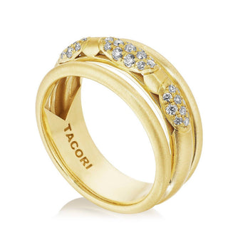 360° Stacked Ring in 14kt Yellow Gold