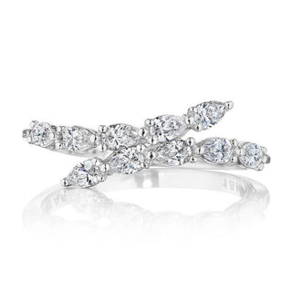 Pear Diamond Ring in 14kt White Gold