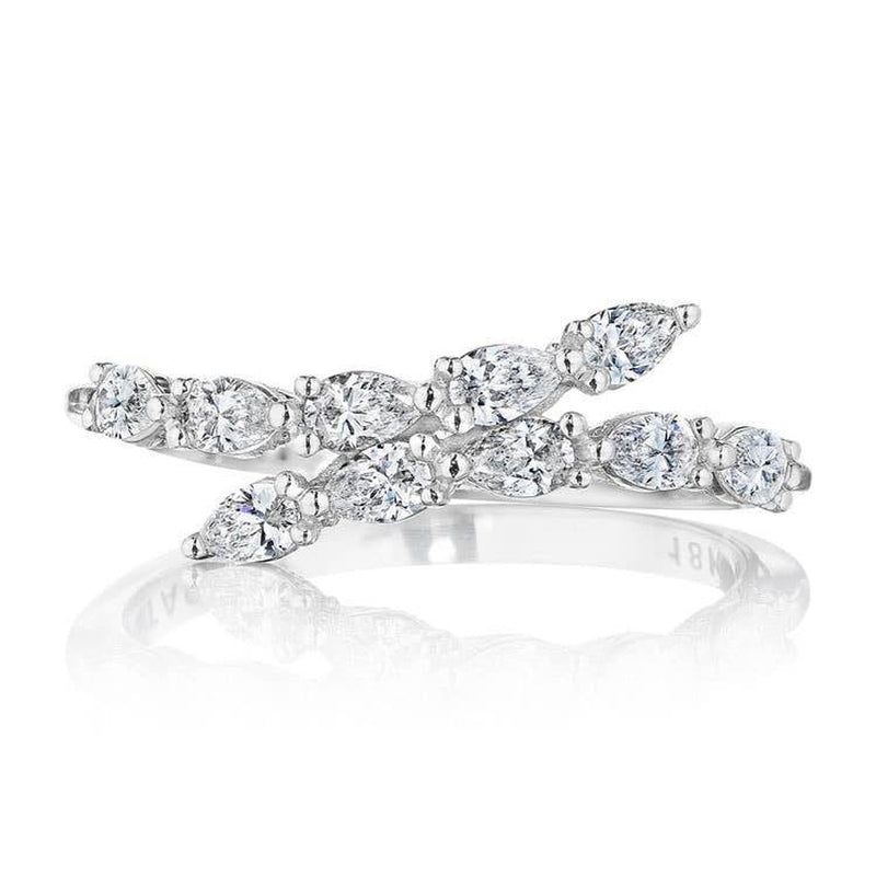Pear Diamond Ring in 14kt White Gold