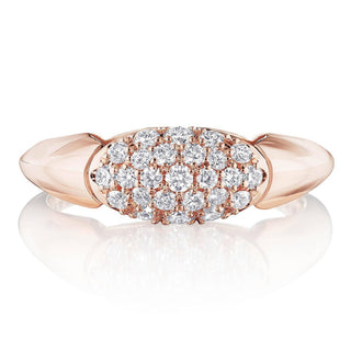Dome Ring, Petite in 14kt Rose Gold