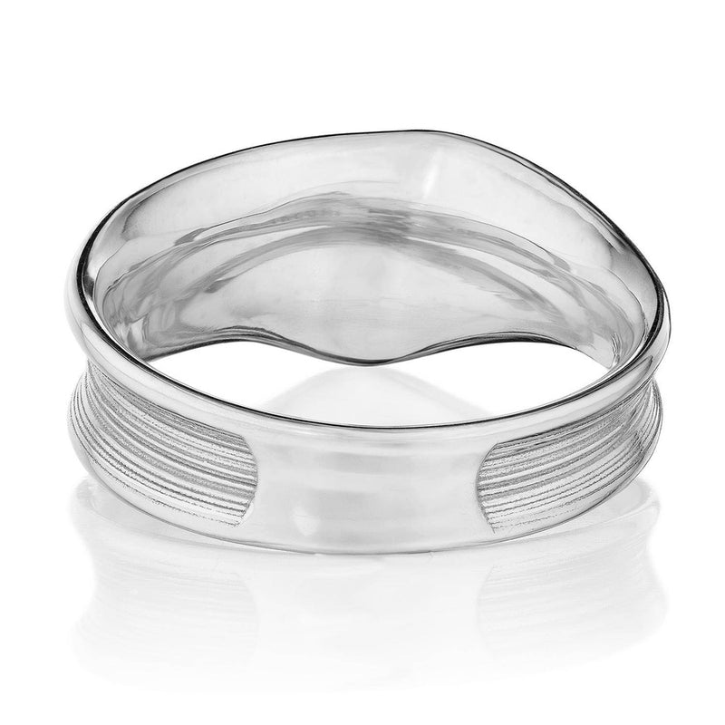 Petal Diamond Pavé Ring in 14kt White Gold