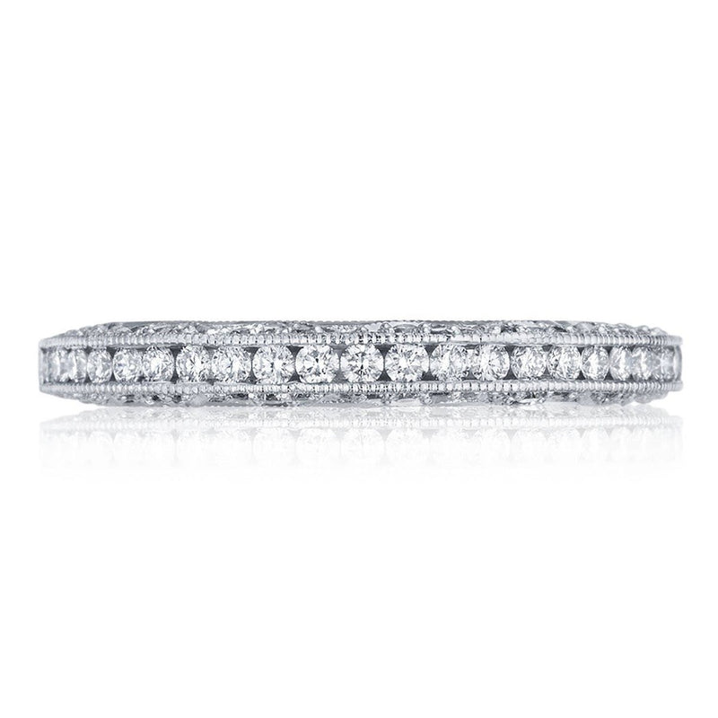 Channel Set Wedding Band