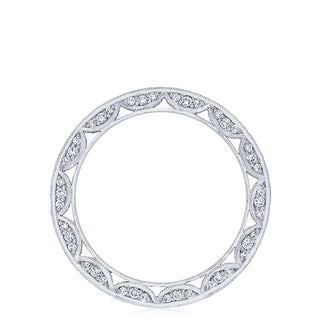 Channel Set Wedding Band