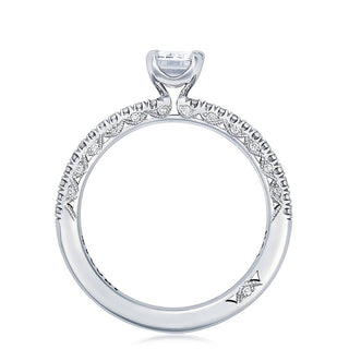 Emerald Solitaire Engagement Ring