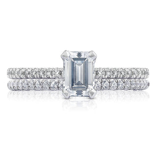 Emerald Solitaire Engagement Ring
