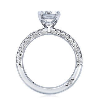 Emerald Solitaire Engagement Ring