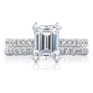 Emerald Solitaire Engagement Ring