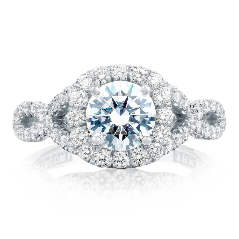 Round Bloom Engagement Ring