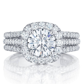 Round Bloom Engagement Ring