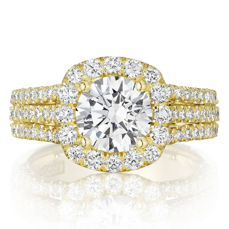 Round Bloom Engagement Ring