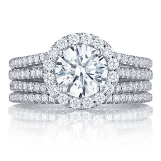 Round Bloom Engagement Ring